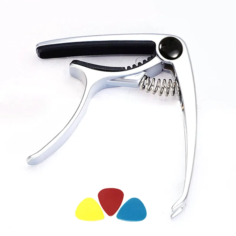 Less Effort Good Hand Feel Capo Tuner Ukulele Capo Zinc Alloy Guitar Capo