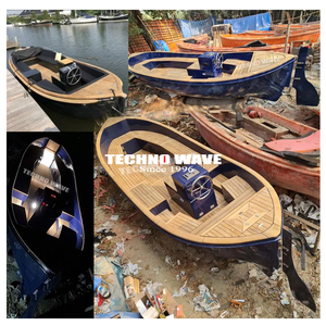 Thanh lịch 7.50 mét phong cách Hà Lan sloep thuyền Chất lượng cao sợi thủy tinh thân tàu với gỗ tếch sang trọng thiết kế Nước Du Lịch nghề thủ công - Product Image 4