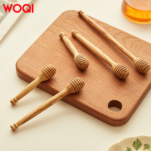 WOQI 2025 – Nouvelle Conception de Bâtonnets Mélangeurs Personnalisés en Bambou avec Long Manche pour Thé et Bois d'<span class=keywords><strong>Olivier</strong></span> - Product Image 5