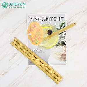 Paille de <span class=keywords><strong>bambou</strong></span> à boire, accessoires de bar de haute qualité, 1 pièce - Product Image 3