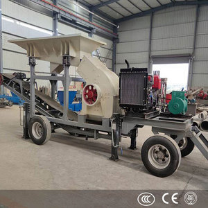 Trituradora de Martillos Móvil de Alta Capacidad 80-100t/h con Motor AC y Control PLC para Minería de Minerales, Piedra y Roca - Product Image 3