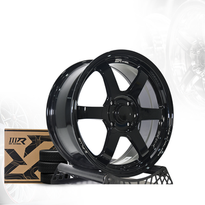 Rueda de Auto Deportiva 3R de Aleación de Aluminio, Color Negro Brillante, Modelo TE37 Saga S-Plus 17x7.5 4H114.3 ET38, Fabricada en Malasia, 03239-V3 - Product Image 4