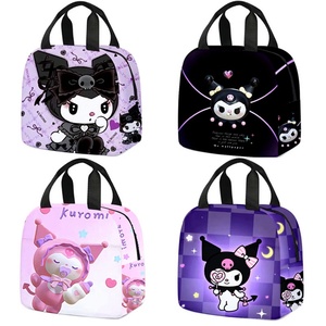 Bolsa de Almuerzo Infantil con Diseño de Kuromi, de Gran Capacidad, Aislada, sin Cierre, de Tela <span class=keywords><strong>Oxford</strong></span>, Tipo Bento - Product Image 2