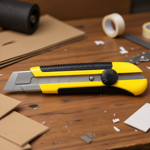 Cuchillo Multiusos de 25 mm con Hoja de Acero y Mango de Plástico para Corte y Manualidades - Product Image 3