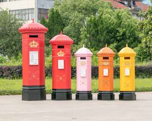 Cabine téléphonique rétro <span class=keywords><strong>rose</strong></span> personnalisée cabine téléphonique <span class=keywords><strong>rose</strong></span> de Londres accessoire de décoration boîte aux lettres cabine téléphonique - Product Image 6