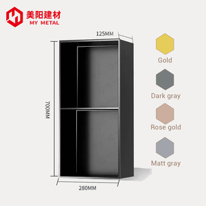 Thép không gỉ dẫn ánh sáng tắm tường thích hợp lõm phòng tắm vòi hoa sen thích hợp kệ để lắp đặt trong tường - Product Image 3