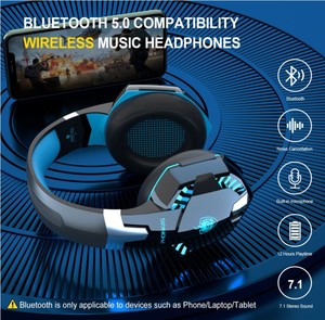 Auriculares para Juegos PS5 7.1 para PC / <span class=keywords><strong>Xbox</strong></span> One / PS4 G2000 Inalámbricos Bluetooth con Micrófono Desmontable con Cancelación de Ruido - Product Image 3