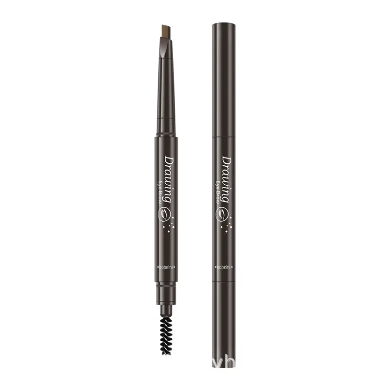 Black Dark Brown Gray Makeup Brow Pencil OEM Lasting Color Bulk Natural Slim Chic High Quality Sweat Proof Eyebrow Pencil