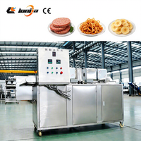 Friteuse à bande continue 80 kg/h pour galettes de burger, chips de banane et oignons croustillants