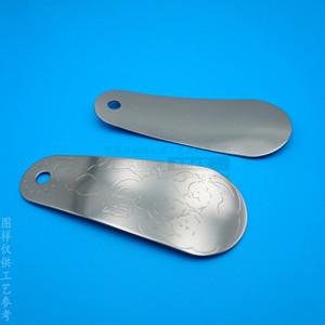 Chausse-pied en métal personnalisé en alliage d'aluminium brossé avec trou pour accessoires de chaussures - Product Image 3