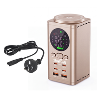 Pengisi Daya Nirkabel Cepat Multi-Port 360W PD dengan Pengisian Daya Magnetik, Kabel Daya AU, Teknologi GaN untuk Laptop dan Earphone