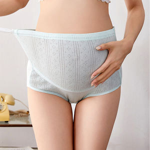 ملابس داخلية للحوامل بالجملة مقاسات <span class=keywords><strong>M</strong></span> L XL XXL 3XL 4XL 5XL مقاسات كبيرة خصر عالي قابل للتعديل مضادة للحساسية قابلة للتنفس مصنوعة من القطن - Product Image 2