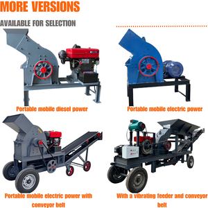 High Efficiency Mini Portable Hammer Crusher with AC Motor and Engine High Rigidity Construction <strong>Sand</strong> Making Machine - Product Image 6