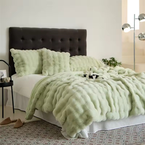 Plush Blanket for Bedroom Soft Cozy Winter Blanket for Bed Heavy Plush Blanket Thick Warm Winter Blanket for Home - Product Image 3