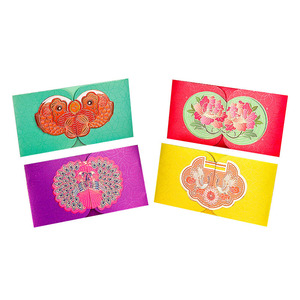 ซองแดง 2022 สไตล์ใหม่ ถุงกระดาษมุกสร้างสรรค์แบบส่วนตัว ตรุษ<span class=keywords><strong>จ</strong></span>ีน วันเกิด ฉลองอายุยืนยาว งานแต่งงาน - Product Image 5