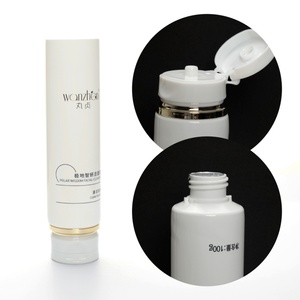 Vente en gros de tubes cosmétiques en plastique personnalisés de 100 ml pour nettoyant visage - Product Image 1