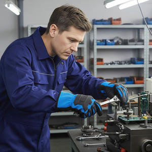 Guantes de Seguridad de Silicona+TPR Resistentes a Impactos y Cortes, Pantalla Táctil, Trabajo Pesado, Certificación CE, Guantes de Mecánico para Uso en Construcción - Product Image 6