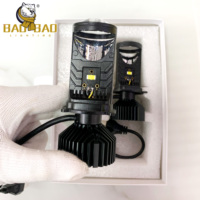 BB1226 Lente Mini Bi-LED H4 de Alta Potencia con Luz Alta y Baja, 2.5 3.0 pulgadas, Bombilla Proyectora Y6 T9, Luz Antiniebla y Faro LED para Coche y Moto