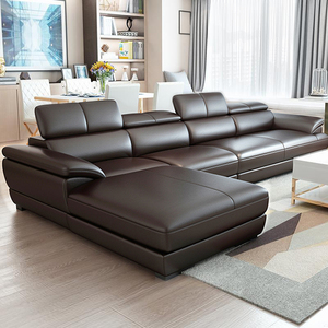 <strong>Divano</strong> Letto Canape <strong>Couch</strong> Upholstered L Shape Modern Leather Sofa Set Sectionals Living Room Sofas - Product Image 3