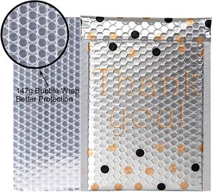 Tùy chỉnh cá nhân kim loại bong bóng bưu phẩm không thấm nước vận chuyển túi gửi thư phong bì - Product Image 4