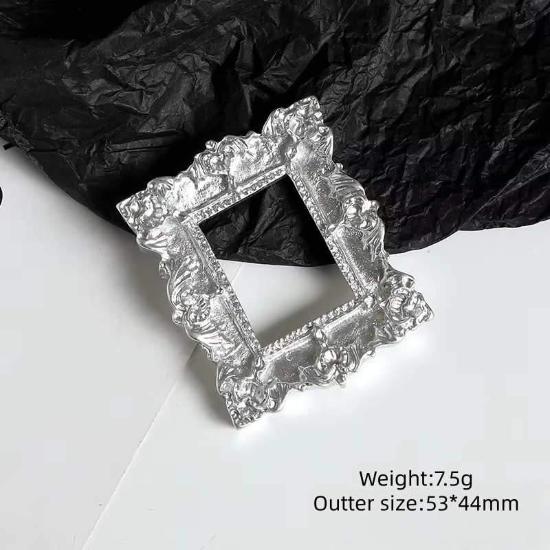 Marco de fotos cuadrado plateado