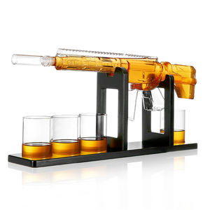 Pistola per vetro di liquore e 15 bicchieri di Whisky di Vodka e Whisky Set Decanter Decanter distributore di bottiglie con tappo silenziatore - Product Image 1