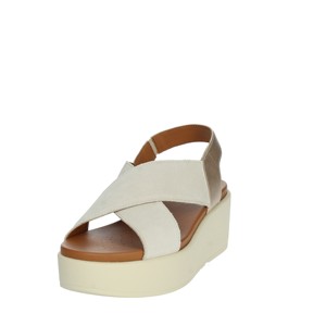Sandali Beige D45m1b 022nf con zeppa aperta comoda chiusura Slip-Up con plateau illuminato con tacco in gomma - Product Image 6