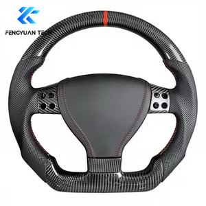 <span class=keywords><strong>Volante</strong></span> con Palanca de Cambios de Fibra de Carbono para vw Bora Jetti Tiguan Passat Polo Mk5 <span class=keywords><strong>R32</strong></span> <span class=keywords><strong>Golf</strong></span> 5 R Line gti 2007 2011 2015 2018 - Product Image 1