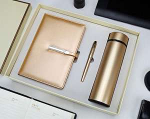 Regalos Empresariales de Alta Gama, Juego de Regalo Tres en Uno con Taza Térmica, Bolígrafo y Cuaderno para Eventos Empresariales - Product Image 5