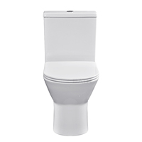 WC en céramique deux pièces à fixation murale, siphon en P, double chasse, autonettoyant, émaillé, désodorisant, pour le marché européen, vente en gros