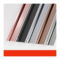 Bande de finition en aluminium de qualité supérieure pour les escaliers et les panneaux de sol d'hôtel avec des profils décoratifs modernes