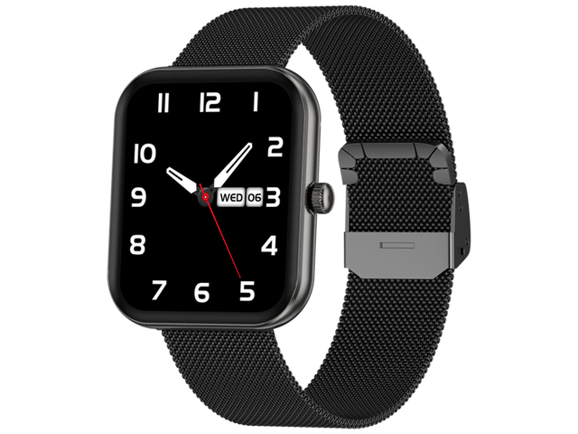 Smart Watch 1.85 Inch AMOLED Screen AI Voice Assistant BT Calling 1ATM Waterproof Thickness 6.8mm Super Slim