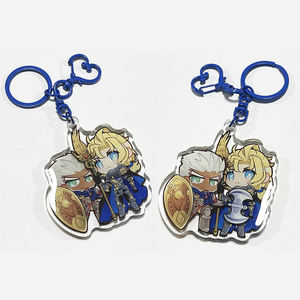 مخصص الطباعة المقدمة الطباعة الايبوكسي البريق <span class=keywords><strong>3D</strong></span> سحر الاكريليك أنيمي المفاتيح - Product Image 2