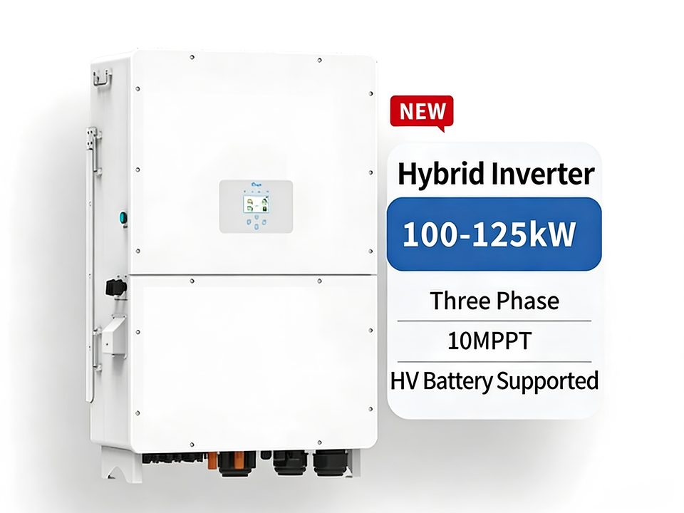 Deye 2026 New Solar Energy System 100kW 125kW Three Phase Solar Hybrid ...