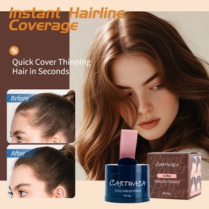 Polvo para el Cabello CARTHAIA, Color Marrón Oscuro Café, 4g, Sombreado Semipermanente del Cuero Cabelludo - Product Image 4