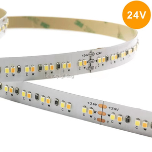 Benory - Tira de Luz LED Inteligente de 24 V CCT 2700k-6500k, Blanca Ajustable, Compatible con KNX, GVS, <span class=keywords><strong>DMX</strong></span>, PWM, Loxone, Dali, 5 Metros por Rollo, 240 LED, Flexible, 2216smd - Product Image 3