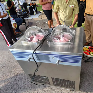 Mini machine à crème glacée dure commerciale fabricant de crème glacée à l'azote liquide bon marché attributs spécifiques au lait arguments de vente uniques - Product Image 2