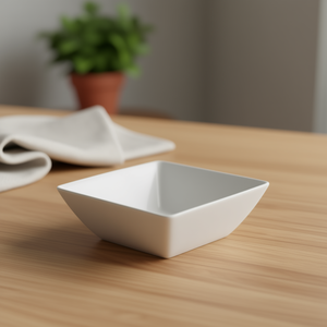 Set di 6 Ciotole in Porcellana Bianca Excelsa, Design Minimalista per Uso Domestico - Product Image 3