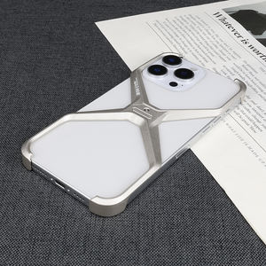 Étui de téléphone portable en alliage d'aluminium détachable anti-chute sans cadre en métal à dissipation thermique - Product Image 6