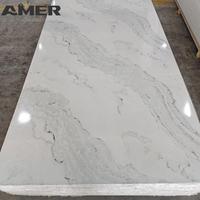 Panneaux muraux en plastique imperméables Amer, panneaux en marbre UV, panneaux muraux en PVC