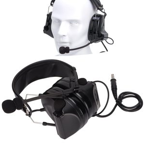 <span class=keywords><strong>Casque</strong></span> spécialisé pour talkie-walkie Motorola GP340 GP338 GP328 GP380, écouteurs supra-auriculaires avec micro PTT et tour de cou extensible - Product Image 5