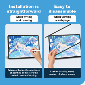 ฟิล์ม PET ผิวด้านกันรอยหน้าจอแม่เหล็กสำหรับ iPad Pro <span class=keywords><strong>11</strong></span> & 12.9นิ้ว2022/2021/2020/2018สำหรับวาดภาพและเขียนด้วยกระดาษสัมผัส - Product Image 4