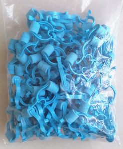 Nasenklammer aus Kunststoff, grün, blau, mit Schaumstoff, fester Pinch-Stop-Stopfen, wiederverwendbar, atmungsaktiv, umweltfreundlich, sicher, 100 Stück - Product Image 5