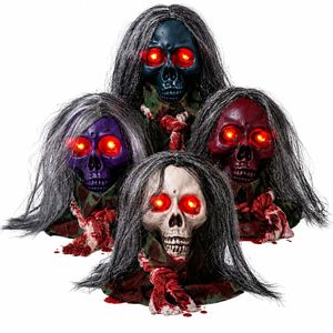 Dropshipping Shopify: Juguete Animatrónico de Calavera Caminante para Halloween con Ojos Rojos, Sonido y Activación por Movimiento - Product Image 1