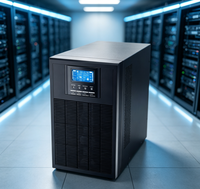 Onduleur en ligne haute fréquence 6KVA / 10KVA monophasé 100-300VAC à onde sinusoïdale pure avec batterie sans entretien