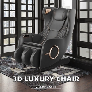 Sillón de masaje pequeño de gravedad cero 3D de lujo, sillón de peluquero eléctrico con comodidad para todo el cuerpo, cuero PU - Product Image 4