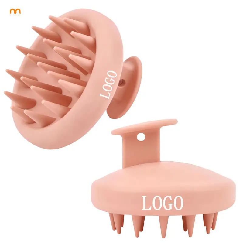 New Design Fashion Pink Waterproof Shower Wig Hair Brush Scalp Massage Exfoliator Tool for Dry Wet Oil Hair