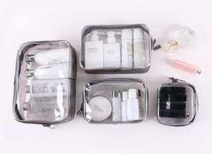 Sac de maquillage transparent personnalisé, sac de cosmétique de <span class=keywords><strong>toilette</strong></span> en PVC de voyage - Product Image 6