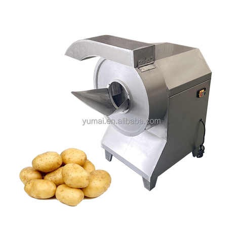 Fully Automatic Root Vegetables Potato Stick Cutter 304 Stainless Steel French Fries Cutting Machine
