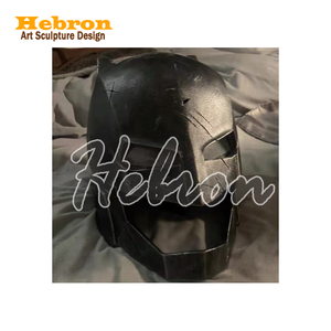 Masque de casque Batman Black <span class=keywords><strong>Knight</strong></span> repuissé, série dommages de combat, accessoire de costume de super-héros pour jeu de rôle, Halloween, festival, événement - Product Image 2